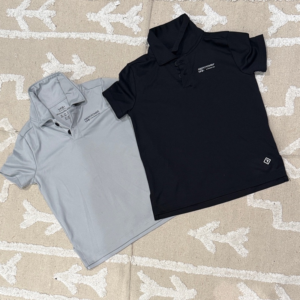 Abercrombie Kids Black Polo Shirt